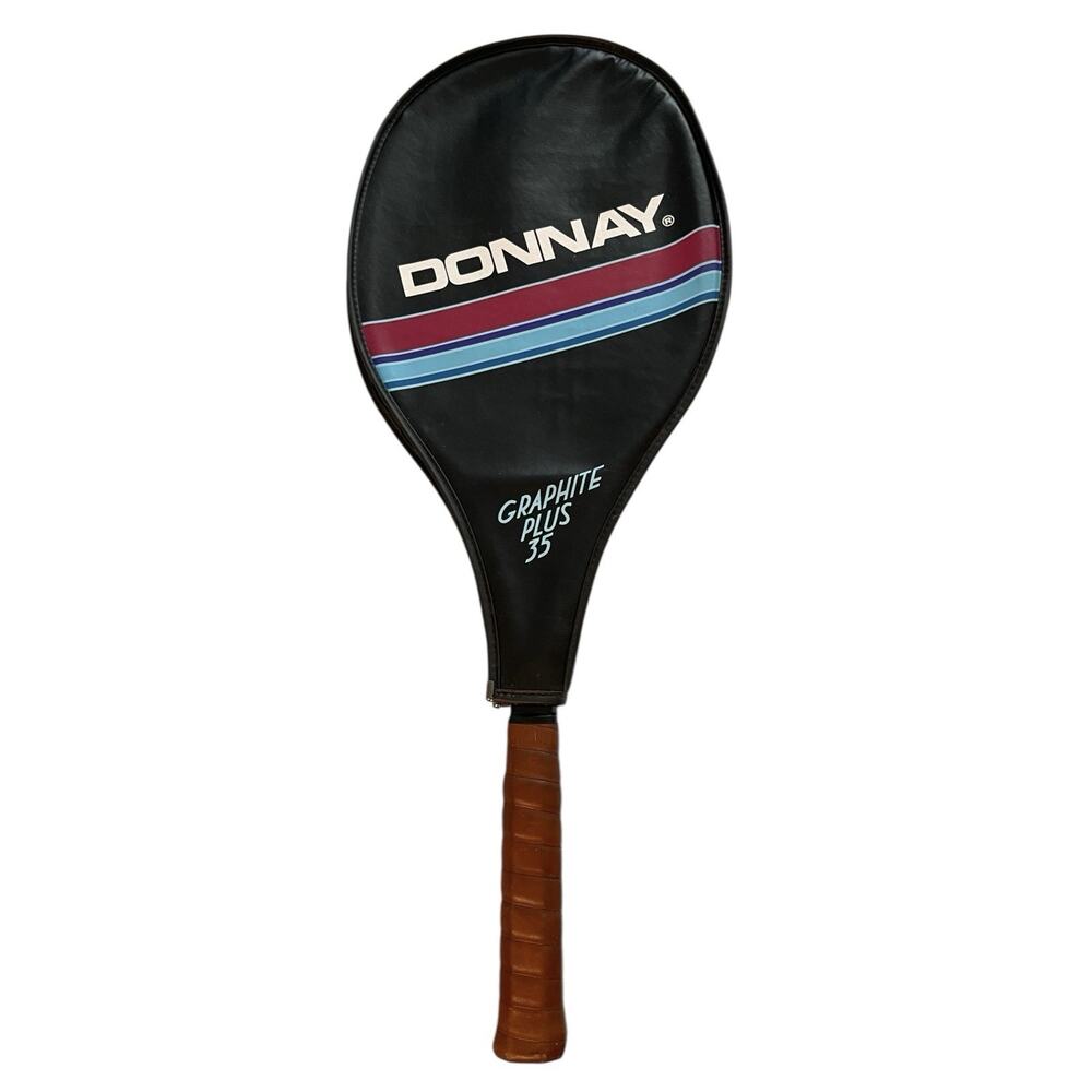 Donnay Graphite Composite Plus 35 Light 5 Tennis Racquet Black Made In Belgium.